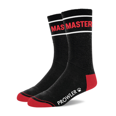 Calcetines MASTER Negro/Rojo