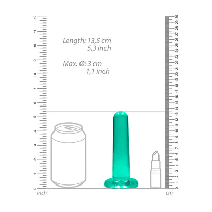 Non-Realistic Dildo with Suction Cup - 5" / 13,5 cm