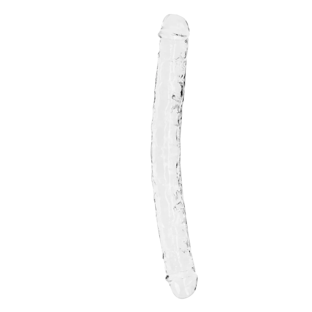 Realistic Double Dong - 13'' / 34 cm transparente