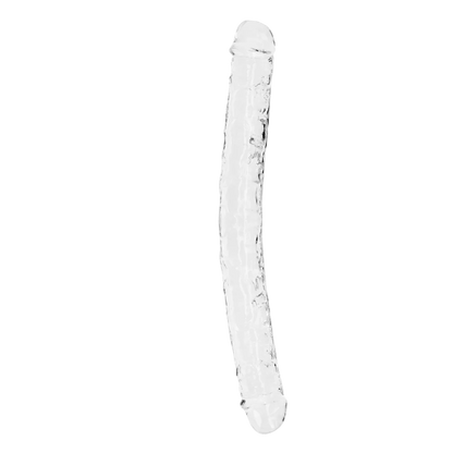 Realistic Double Dong - 13'' / 34 cm transparente