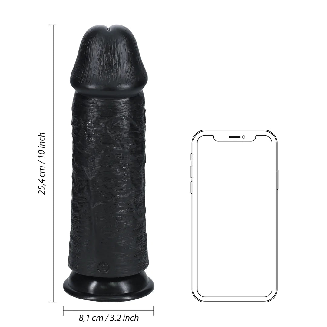 Dildo extra grueso sin bolas 10" / 25,4 cm