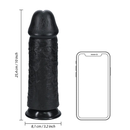 Dildo extra grueso sin bolas 10" / 25,4 cm