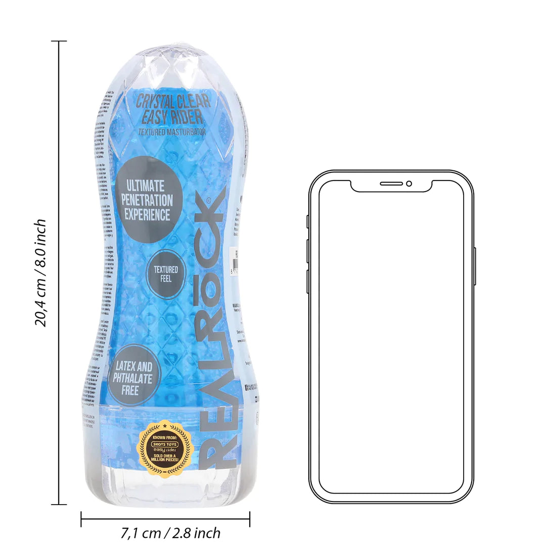 Easy Rider - Masturbador texturizado - Azul