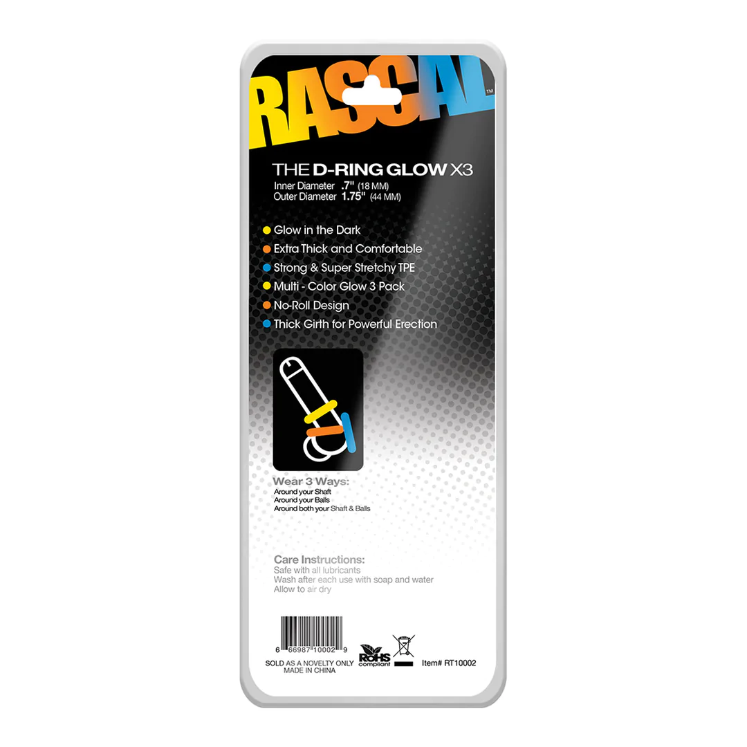 The D-Ring - Cockring Brilla en la oscuridad