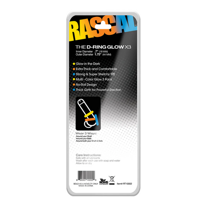 The D-Ring - Cockring Brilla en la oscuridad