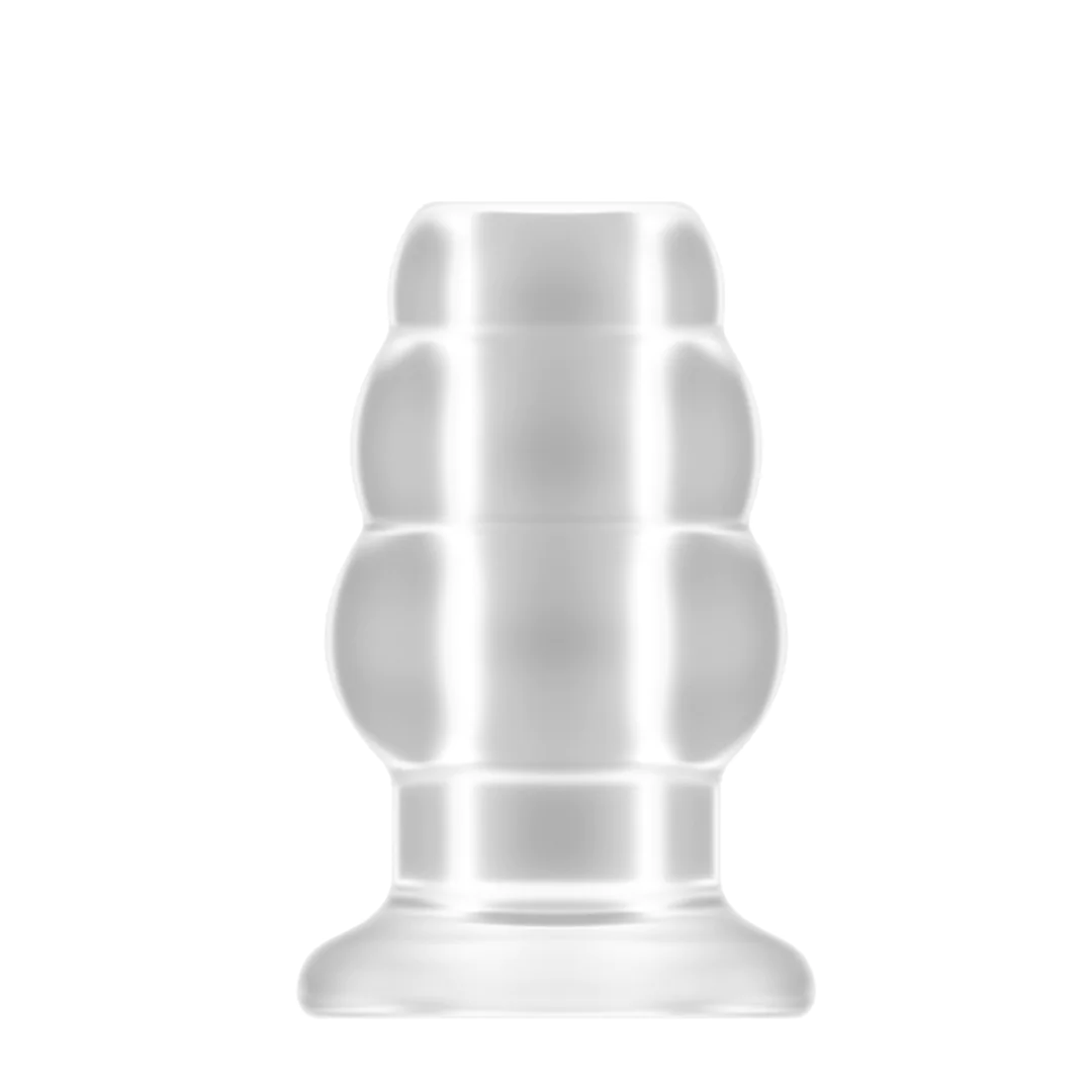 No.50 - Hollow Tunnel Butt Plug - Medium Clear