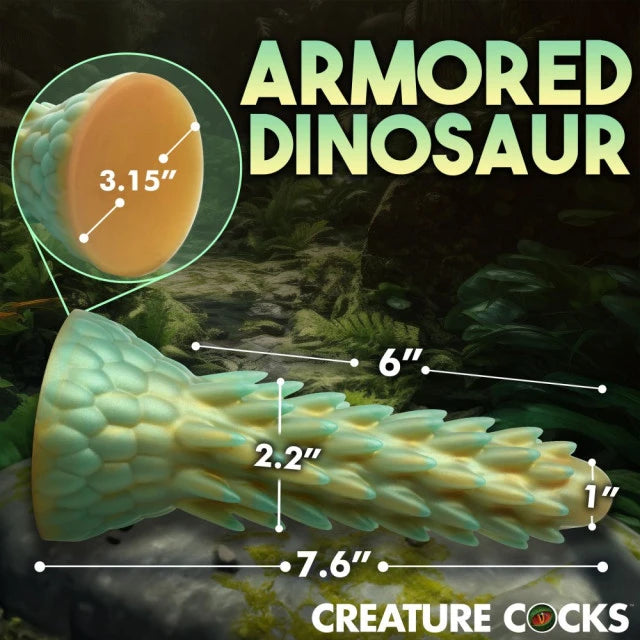 Dildo Dragón Stegosaurus Spiky Reptile