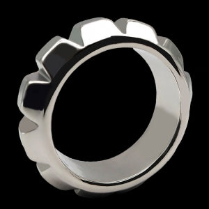 Anillo de metal Kren dentado redondo 15mm