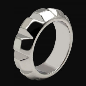 Anillo de metal Kren dentado redondo 15mm