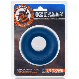 Bigger OX - Thicker Blubbery Cockring - Blue