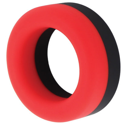 Anillo para el Pene Prolong Power Negro-Rojo 30mm