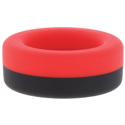 Anillo para el Pene Prolong Power Negro-Rojo 30mm