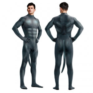 Disfraz de animal para cosplay - Gris oscuro
