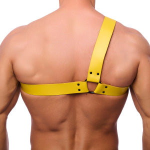 Arnés de Cuero Amarillo Half