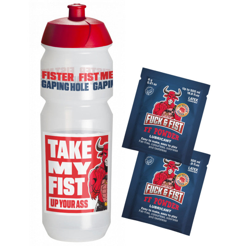 Botella para lubricante Fuck & Fist 750 ml + 2 sobres FF POWDER 6 g
