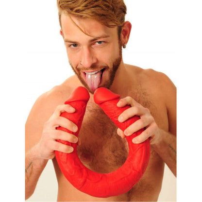 Dildo Doble Stretch No. 77 62 x 6.2cm Rojo
