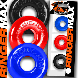 Lote de 3 Ringer Max Cockrings 20 mm Multicolor