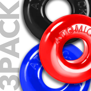 Lote de 3 Ringer Max Cockrings 20 mm Multicolor