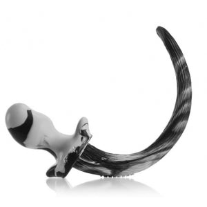 Plug Bulldog Cola de Cachorro Blanca 11.5 x 6cm