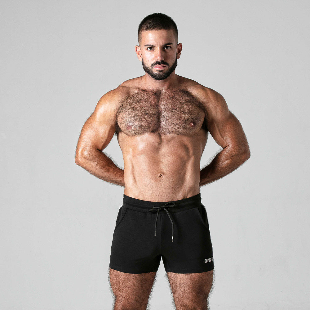 TOUCH IT MINI-SHORT Negro/Blanco XL