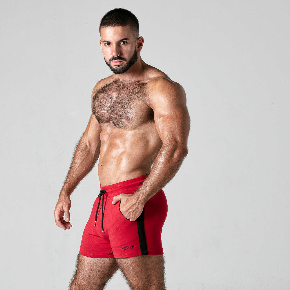 TOUCH IT MINI-SHORT Rojo/Negro M