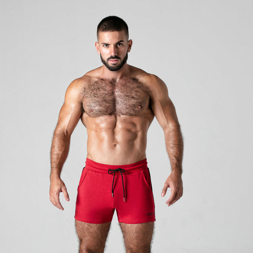TOUCH IT MINI-SHORT Rojo/Negro M