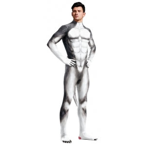 Traje Cosplay Perro Husky Gris