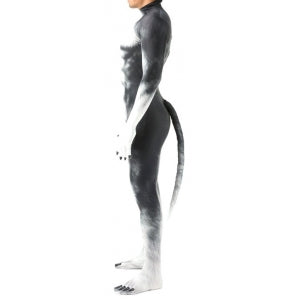 Traje Cosplay Perro Husky Gris